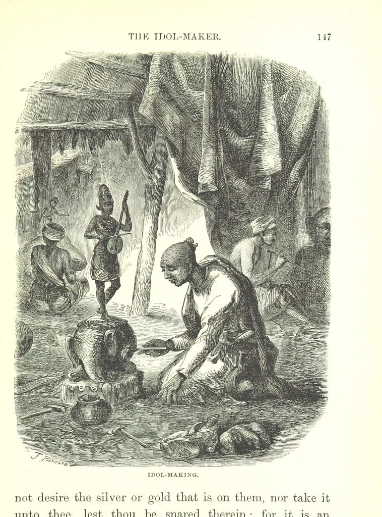An illustration from The Indian Mirror; or, illustrations of Bible truth drawn from life in India, 1878, leaf 151