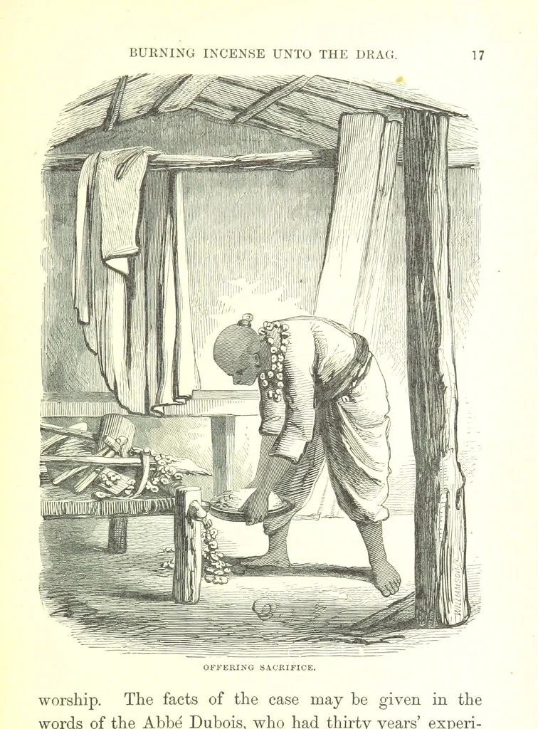An illustration from The Indian Mirror; or, illustrations of Bible truth drawn from life in India, 1878, leaf 21