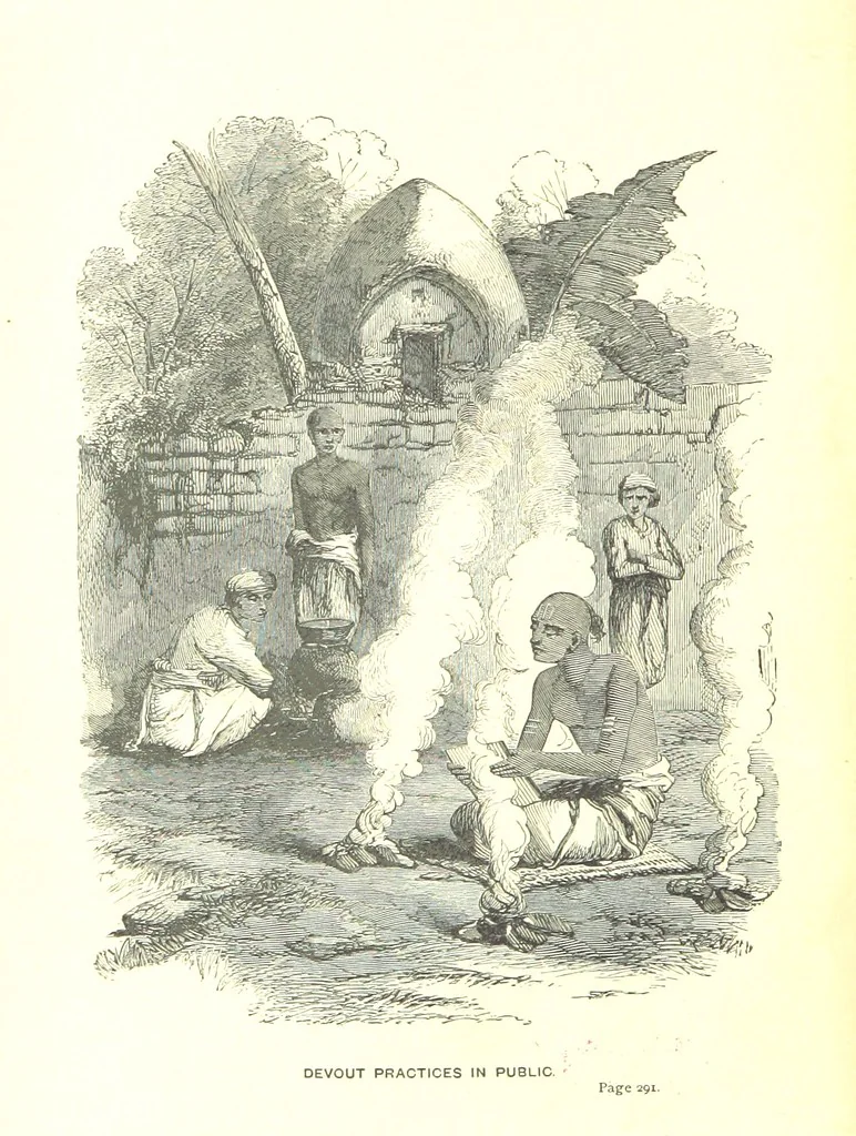 An illustration from The Indian Mirror; or, illustrations of Bible truth drawn from life in India, 1878, leaf 8