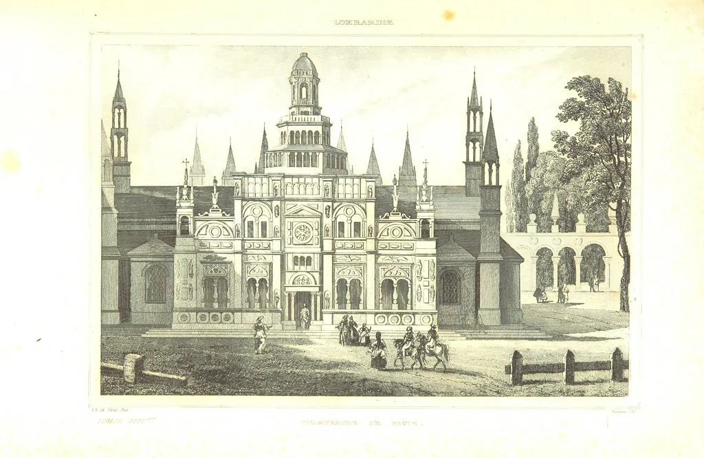An illustration from Italie Pittoresque. Tableau historique et descriptif de l'Italie, du Piémont, de la Sardaigne, de Malte, de la Sicile et de la Corse, par ... De Norvins, C. Nodier ... Orné de dessins, etc, 1834, leaf 129