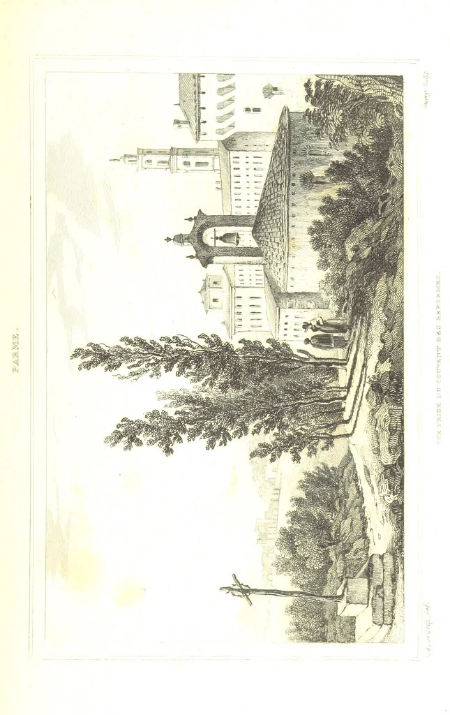 An illustration from Italie Pittoresque. Tableau historique et descriptif de l'Italie, du Piémont, de la Sardaigne, de Malte, de la Sicile et de la Corse, par ... De Norvins, C. Nodier ... Orné de dessins, etc, 1834, leaf 201