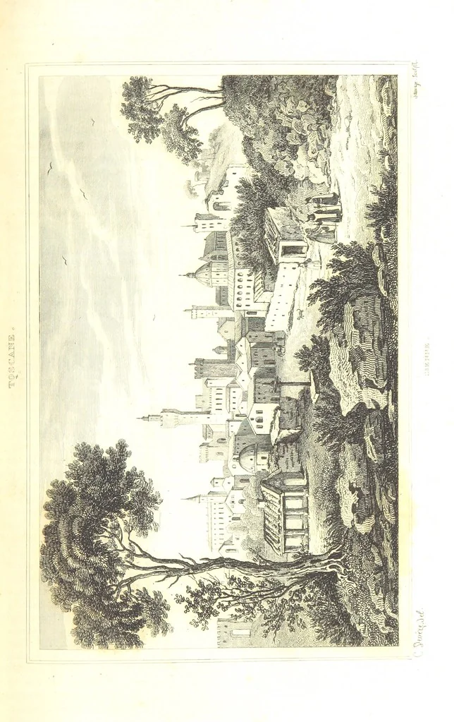 An illustration from Italie Pittoresque. Tableau historique et descriptif de l'Italie, du Piémont, de la Sardaigne, de Malte, de la Sicile et de la Corse, par ... De Norvins, C. Nodier ... Orné de dessins, etc, 1834, leaf 317