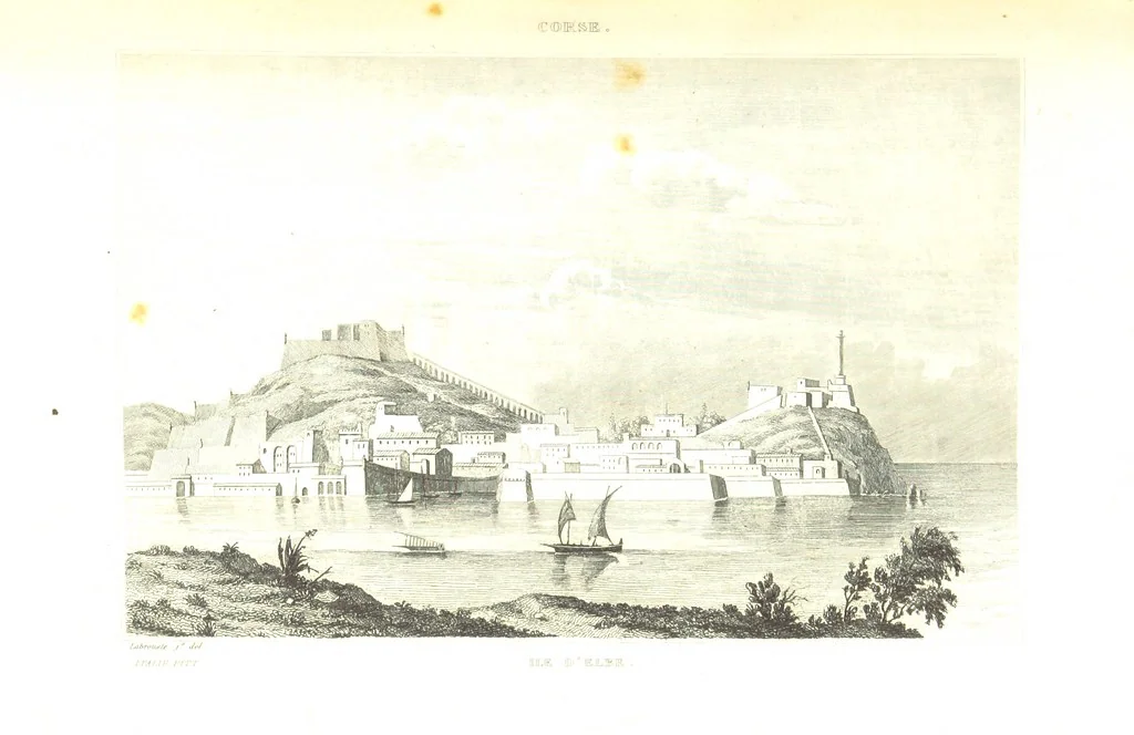 An illustration from Italie Pittoresque. Tableau historique et descriptif de l'Italie, du Piémont, de la Sardaigne, de Malte, de la Sicile et de la Corse, par ... De Norvins, C. Nodier ... Orné de dessins, etc, 1834, leaf 415