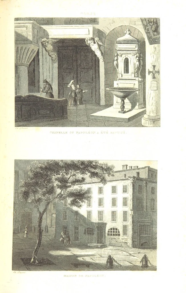 An illustration from Italie Pittoresque. Tableau historique et descriptif de l'Italie, du Piémont, de la Sardaigne, de Malte, de la Sicile et de la Corse, par ... De Norvins, C. Nodier ... Orné de dessins, etc, 1834, leaf 421