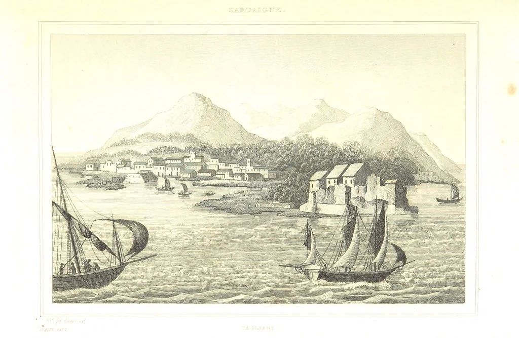 An illustration from Italie Pittoresque. Tableau historique et descriptif de l'Italie, du Piémont, de la Sardaigne, de Malte, de la Sicile et de la Corse, par ... De Norvins, C. Nodier ... Orné de dessins, etc, 1834, leaf 423