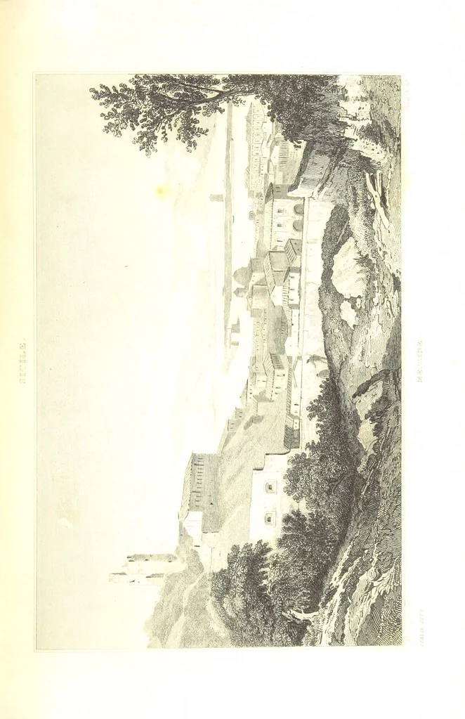 An illustration from Italie Pittoresque. Tableau historique et descriptif de l'Italie, du Piémont, de la Sardaigne, de Malte, de la Sicile et de la Corse, par ... De Norvins, C. Nodier ... Orné de dessins, etc, 1834, leaf 427