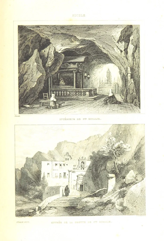An illustration from Italie Pittoresque. Tableau historique et descriptif de l'Italie, du Piémont, de la Sardaigne, de Malte, de la Sicile et de la Corse, par ... De Norvins, C. Nodier ... Orné de dessins, etc, 1834, leaf 431