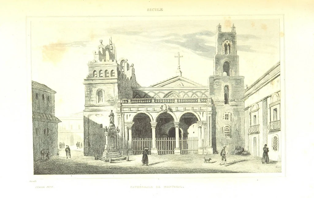 An illustration from Italie Pittoresque. Tableau historique et descriptif de l'Italie, du Piémont, de la Sardaigne, de Malte, de la Sicile et de la Corse, par ... De Norvins, C. Nodier ... Orné de dessins, etc, 1834, leaf 433