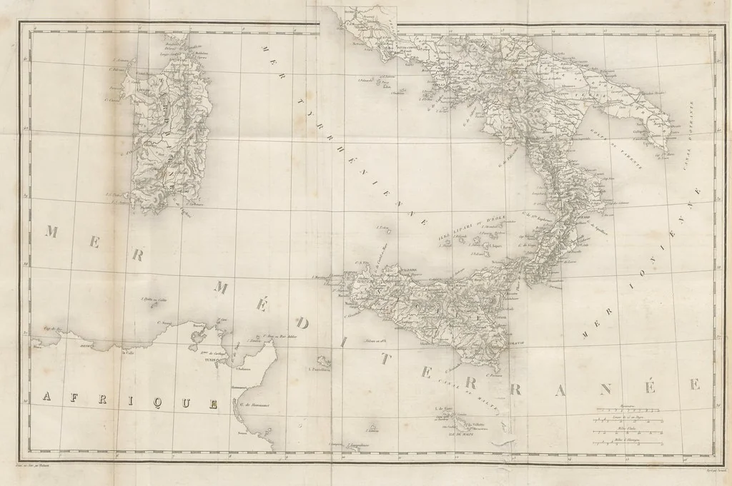 An illustration from Italie Pittoresque. Tableau historique et descriptif de l'Italie, du Piémont, de la Sardaigne, de Malte, de la Sicile et de la Corse, par ... De Norvins, C. Nodier ... Orné de dessins, etc, 1834, leaf 449