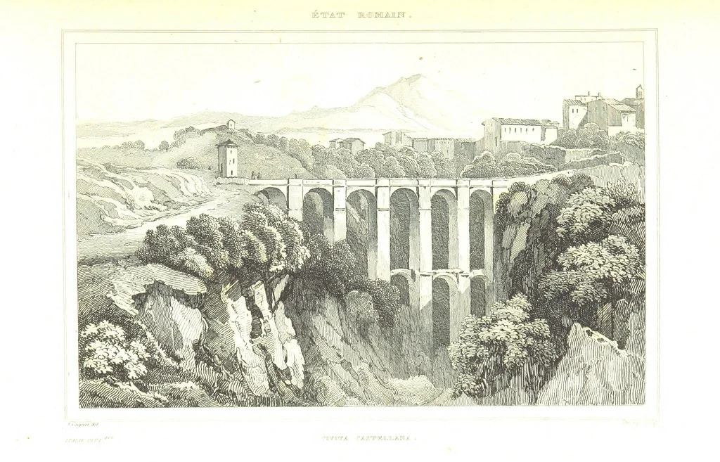 An illustration from Italie Pittoresque. Tableau historique et descriptif de l'Italie, du Piémont, de la Sardaigne, de Malte, de la Sicile et de la Corse, par ... De Norvins, C. Nodier ... Orné de dessins, etc, 1834, leaf 581