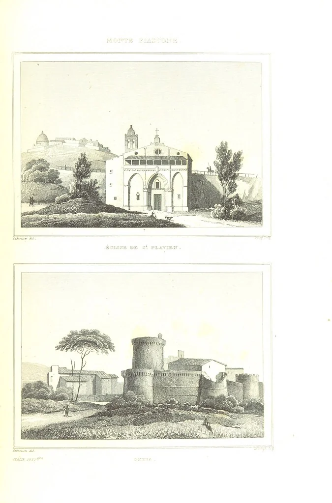 An illustration from Italie Pittoresque. Tableau historique et descriptif de l'Italie, du Piémont, de la Sardaigne, de Malte, de la Sicile et de la Corse, par ... De Norvins, C. Nodier ... Orné de dessins, etc, 1834, leaf 583