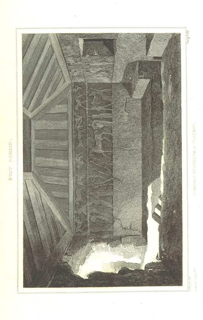 An illustration from Italie Pittoresque. Tableau historique et descriptif de l'Italie, du Piémont, de la Sardaigne, de Malte, de la Sicile et de la Corse, par ... De Norvins, C. Nodier ... Orné de dessins, etc, 1834, leaf 585