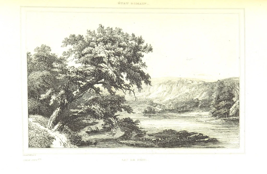 An illustration from Italie Pittoresque. Tableau historique et descriptif de l'Italie, du Piémont, de la Sardaigne, de Malte, de la Sicile et de la Corse, par ... De Norvins, C. Nodier ... Orné de dessins, etc, 1834, leaf 593