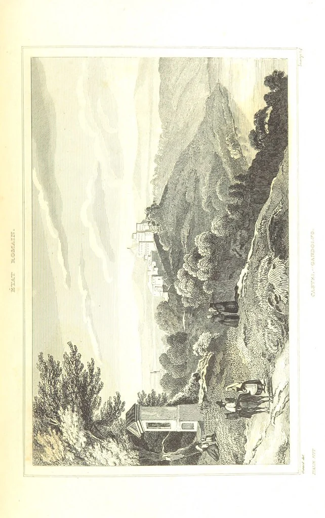 An illustration from Italie Pittoresque. Tableau historique et descriptif de l'Italie, du Piémont, de la Sardaigne, de Malte, de la Sicile et de la Corse, par ... De Norvins, C. Nodier ... Orné de dessins, etc, 1834, leaf 599