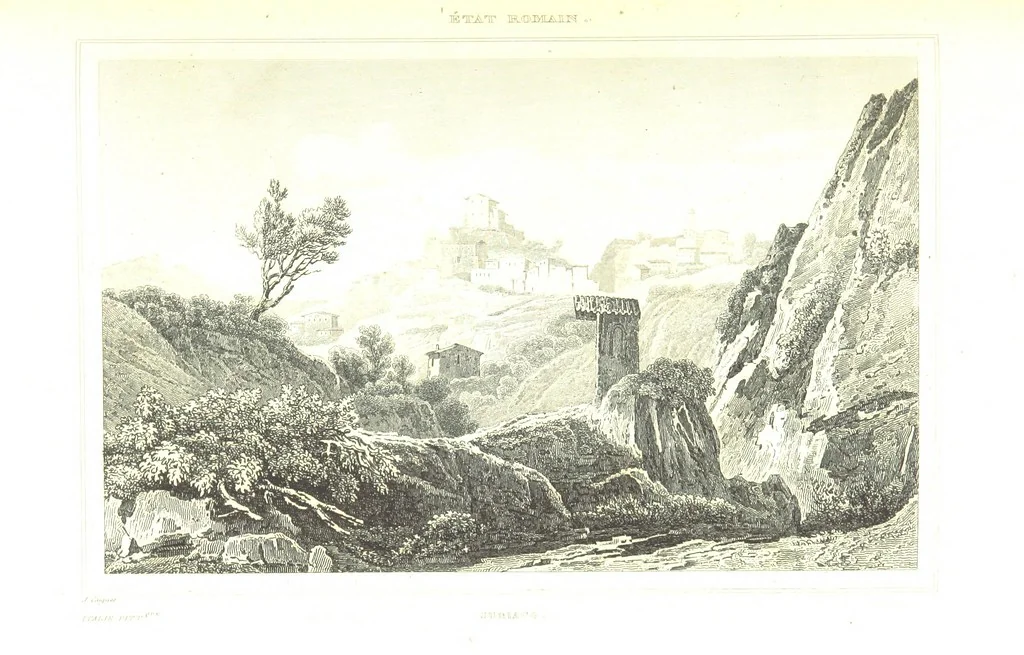 An illustration from Italie Pittoresque. Tableau historique et descriptif de l'Italie, du Piémont, de la Sardaigne, de Malte, de la Sicile et de la Corse, par ... De Norvins, C. Nodier ... Orné de dessins, etc, 1834, leaf 603