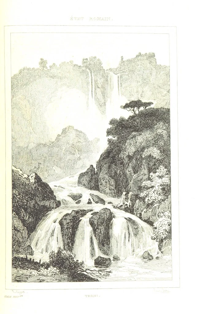 An illustration from Italie Pittoresque. Tableau historique et descriptif de l'Italie, du Piémont, de la Sardaigne, de Malte, de la Sicile et de la Corse, par ... De Norvins, C. Nodier ... Orné de dessins, etc, 1834, leaf 605