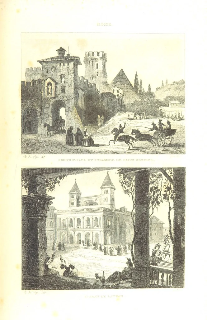 An illustration from Italie Pittoresque. Tableau historique et descriptif de l'Italie, du Piémont, de la Sardaigne, de Malte, de la Sicile et de la Corse, par ... De Norvins, C. Nodier ... Orné de dessins, etc, 1834, leaf 635