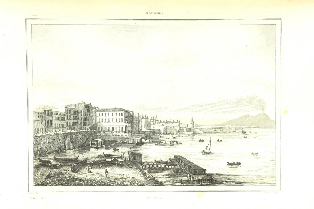 An illustration from Italie Pittoresque. Tableau historique et descriptif de l'Italie, du Piémont, de la Sardaigne, de Malte, de la Sicile et de la Corse, par ... De Norvins, C. Nodier ... Orné de dessins, etc, 1834, leaf 741