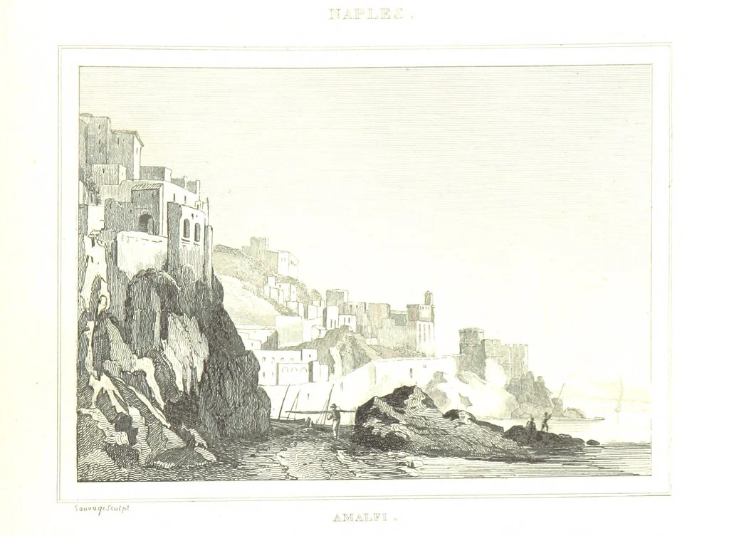 An illustration from Italie Pittoresque. Tableau historique et descriptif de l'Italie, du Piémont, de la Sardaigne, de Malte, de la Sicile et de la Corse, par ... De Norvins, C. Nodier ... Orné de dessins, etc, 1834, leaf 755