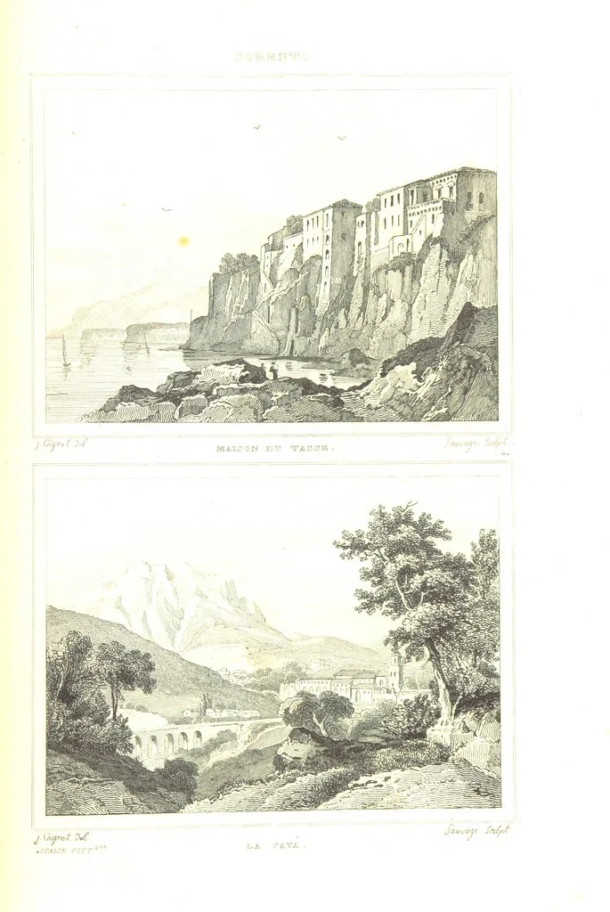 An illustration from Italie Pittoresque. Tableau historique et descriptif de l'Italie, du Piémont, de la Sardaigne, de Malte, de la Sicile et de la Corse, par ... De Norvins, C. Nodier ... Orné de dessins, etc, 1834, leaf 767