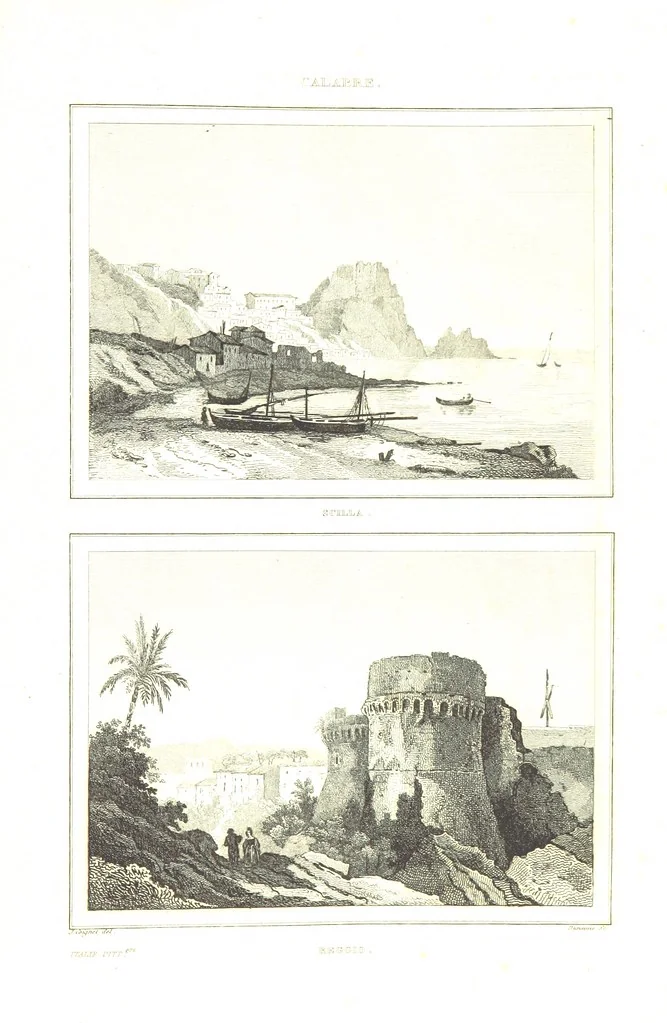 An illustration from Italie Pittoresque. Tableau historique et descriptif de l'Italie, du Piémont, de la Sardaigne, de Malte, de la Sicile et de la Corse, par ... De Norvins, C. Nodier ... Orné de dessins, etc, 1834, leaf 849