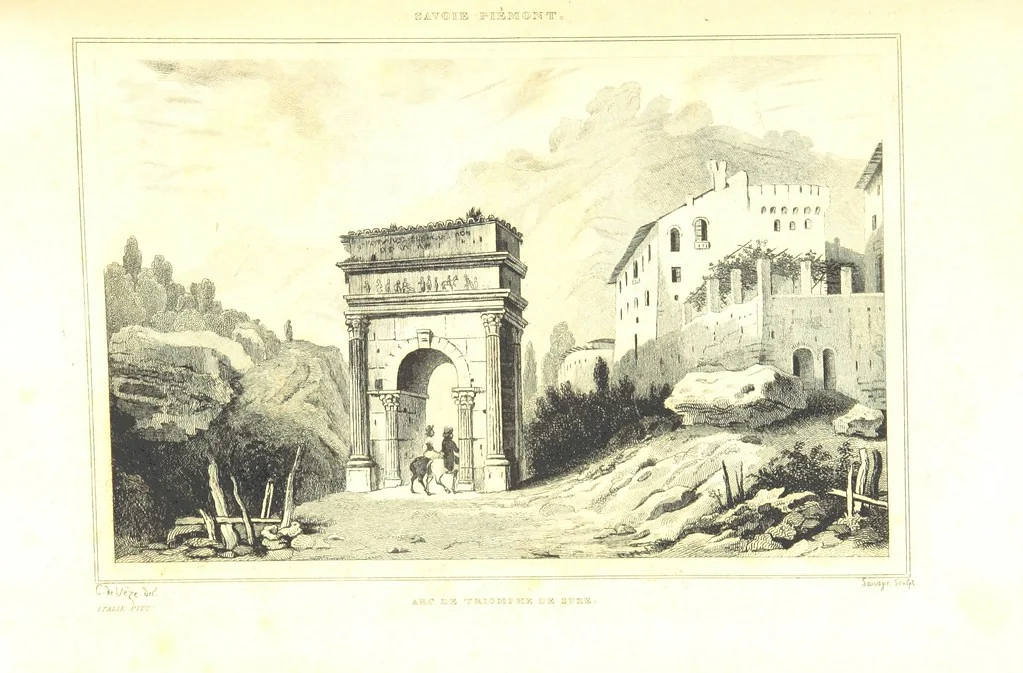 An illustration from Italie Pittoresque. Tableau historique et descriptif de l'Italie, du Piémont, de la Sardaigne, de Malte, de la Sicile et de la Corse, par ... De Norvins, C. Nodier ... Orné de dessins, etc, 1834, leaf 91