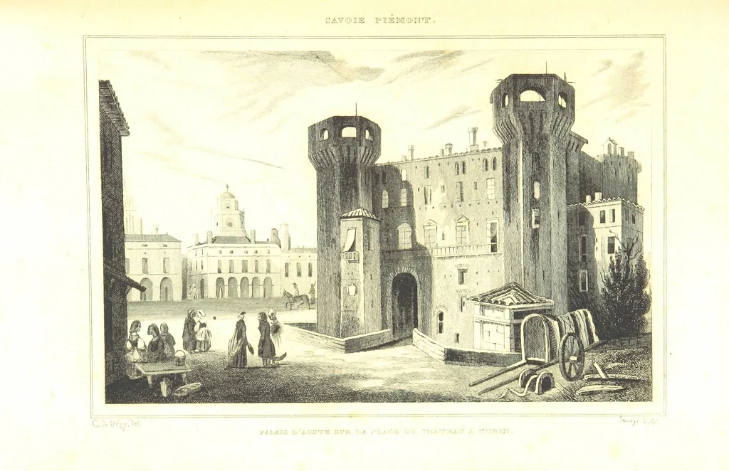 An illustration from Italie Pittoresque. Tableau historique et descriptif de l'Italie, du Piémont, de la Sardaigne, de Malte, de la Sicile et de la Corse, par ... De Norvins, C. Nodier ... Orné de dessins, etc, 1834, leaf 93
