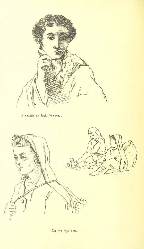 An illustration from Beaten Tracks: or, Pen and Pencil Sketches in Italy. By the authoress of “A Voyage en Zigzag” [Miss E. Tuckett, 1866, leaf 116