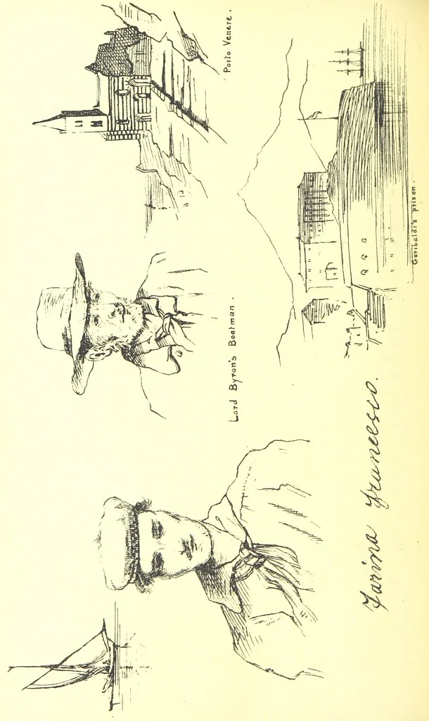An illustration from Beaten Tracks: or, Pen and Pencil Sketches in Italy. By the authoress of “A Voyage en Zigzag” [Miss E. Tuckett, 1866, leaf 124