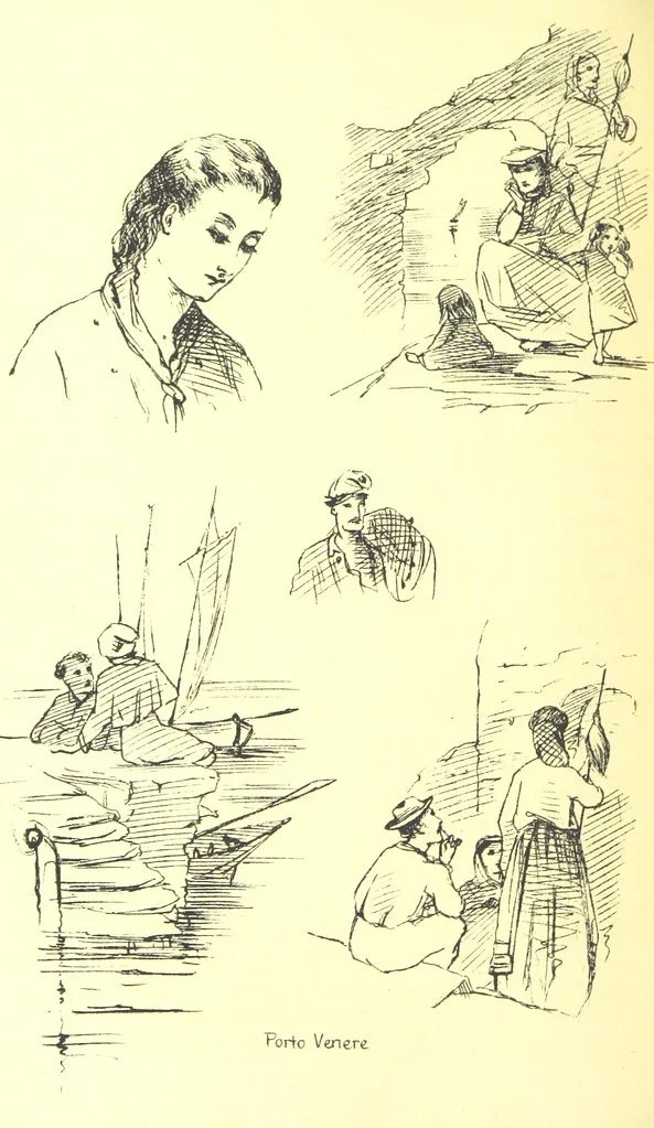 An illustration from Beaten Tracks: or, Pen and Pencil Sketches in Italy. By the authoress of “A Voyage en Zigzag” [Miss E. Tuckett, 1866, leaf 128