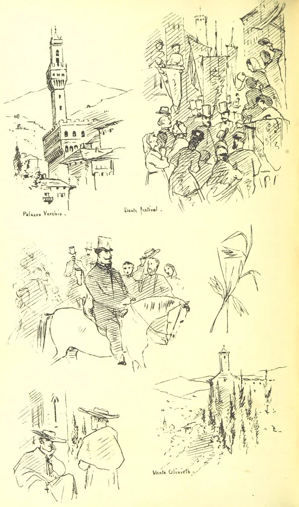 An illustration from Beaten Tracks: or, Pen and Pencil Sketches in Italy. By the authoress of “A Voyage en Zigzag” [Miss E. Tuckett, 1866, leaf 210