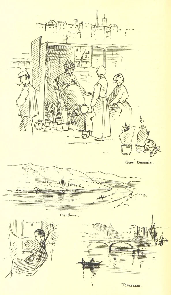 An illustration from Beaten Tracks: or, Pen and Pencil Sketches in Italy. By the authoress of “A Voyage en Zigzag” [Miss E. Tuckett, 1866, leaf 28