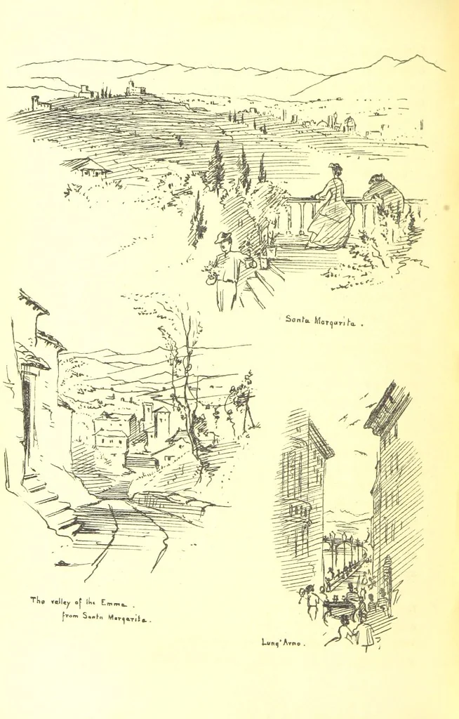 An illustration from Beaten Tracks: or, Pen and Pencil Sketches in Italy. By the authoress of “A Voyage en Zigzag” [Miss E. Tuckett, 1866, leaf 280