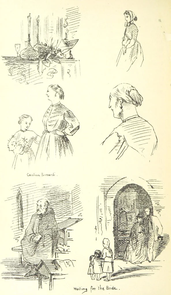 An illustration from Beaten Tracks: or, Pen and Pencil Sketches in Italy. By the authoress of “A Voyage en Zigzag” [Miss E. Tuckett, 1866, leaf 306