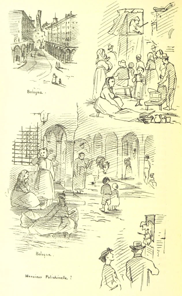 An illustration from Beaten Tracks: or, Pen and Pencil Sketches in Italy. By the authoress of “A Voyage en Zigzag” [Miss E. Tuckett, 1866, leaf 322