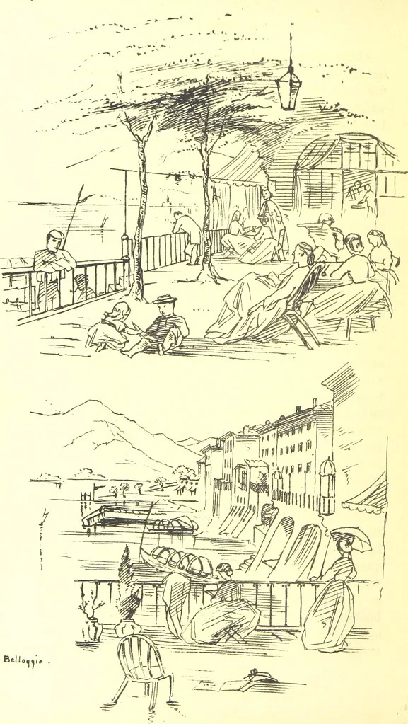 An illustration from Beaten Tracks: or, Pen and Pencil Sketches in Italy. By the authoress of “A Voyage en Zigzag” [Miss E. Tuckett, 1866, leaf 346