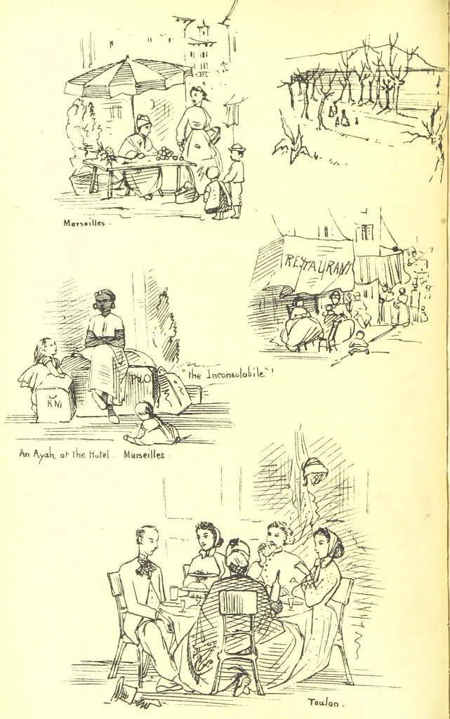 An illustration from Beaten Tracks: or, Pen and Pencil Sketches in Italy. By the authoress of “A Voyage en Zigzag” [Miss E. Tuckett, 1866, leaf 44