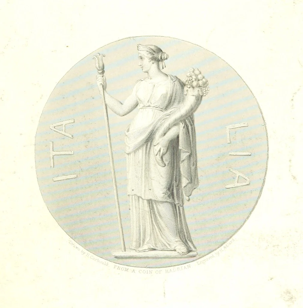 An illustration from Italy, classical, historical and picturesque. Illustrated in a series of views from drawings by Stanfield, R. A., Roberts, R. A., Harding, Prout, Leitch, Brockedon, Barnard, &c. &c. With descriptions of the scenes. Preceded by an introductory essay, on the recent history and present condition of Italy and the Italians, by Camillo Mapei (translated by David Dundas Scott), 1859, leaf 13
