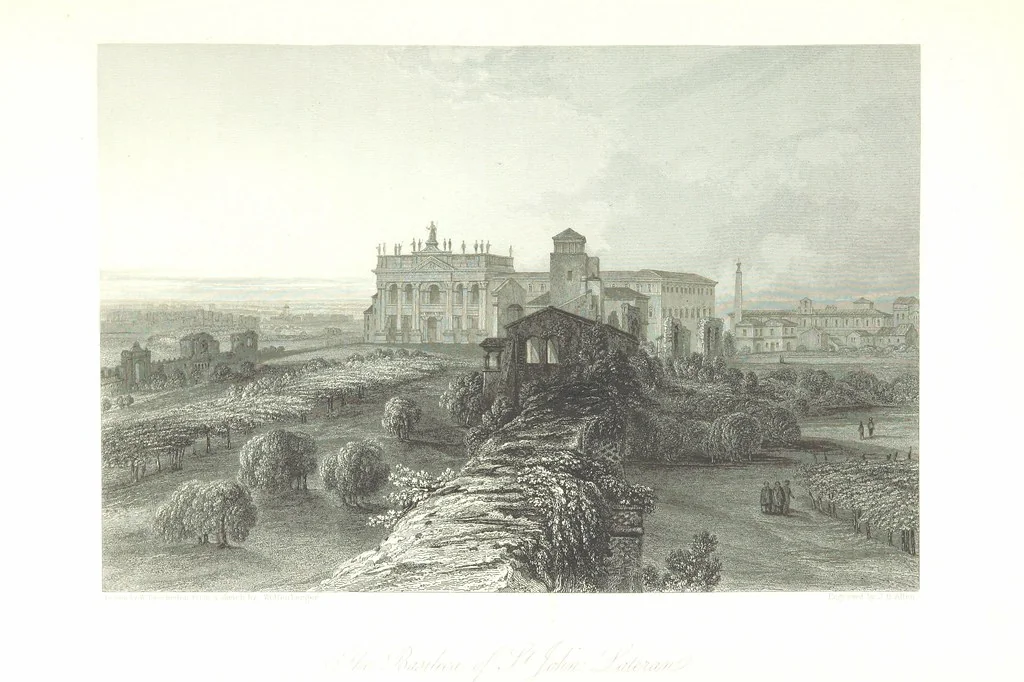 An illustration from Italy, classical, historical and picturesque. Illustrated in a series of views from drawings by Stanfield, R. A., Roberts, R. A., Harding, Prout, Leitch, Brockedon, Barnard, &c. &c. With descriptions of the scenes. Preceded by an introductory essay, on the recent history and present condition of Italy and the Italians, by Camillo Mapei (translated by David Dundas Scott), 1859, leaf 315