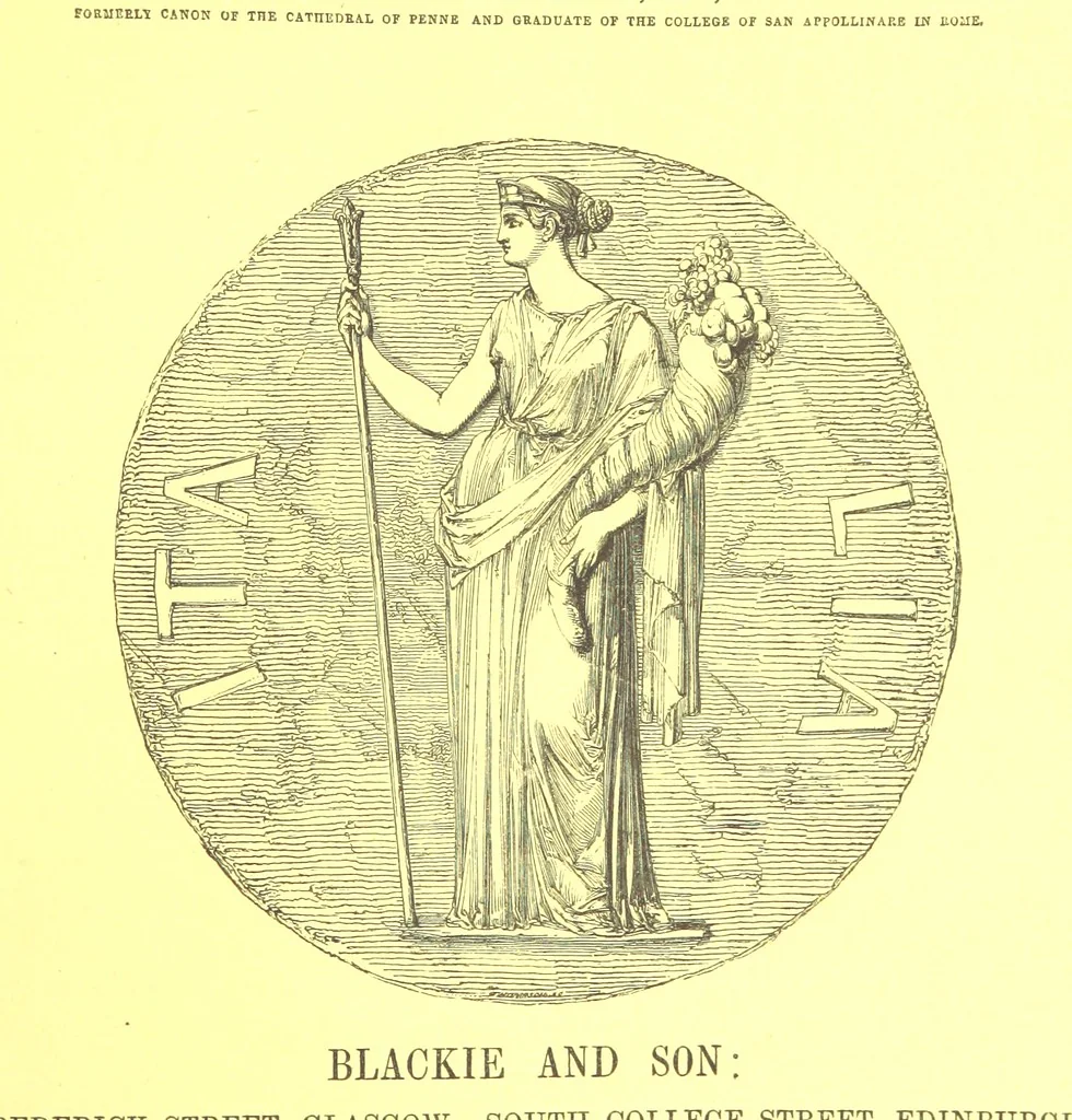 An illustration from Italy, classical, historical and picturesque. Illustrated in a series of views from drawings by Stanfield, R. A., Roberts, R. A., Harding, Prout, Leitch, Brockedon, Barnard, &c. &c. With descriptions of the scenes. Preceded by an introductory essay, on the recent history and present condition of Italy and the Italians, by Camillo Mapei (translated by David Dundas Scott), 1859, leaf 425