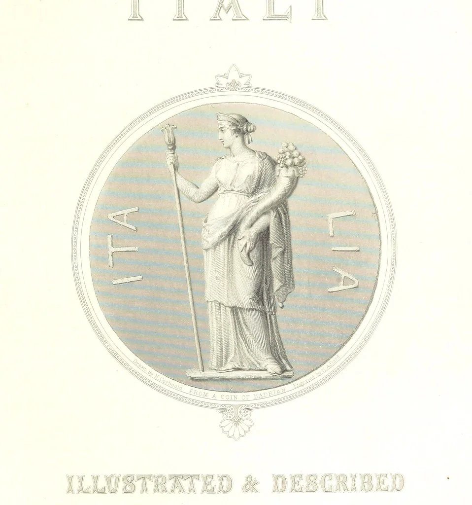 An illustration from Italy, illustrated and described, in a series of views from drawings by Stanfield, R.A., Roberts, R.A., Harding, Prout, Leitch, Brockedon, Barnard, &c. &c. With descriptions of the scenes. And an introductory essay. on the political, religious, and moral state of Italy. By Camillo Mapei [translated by David Dundas Scott] ... And a sketch of the history and progress of Italy during the last fifteen years, 1847-62, in continuation of Dr. Mapei's essay. By the Rev. Gavin Carlyle, 1864, leaf 227