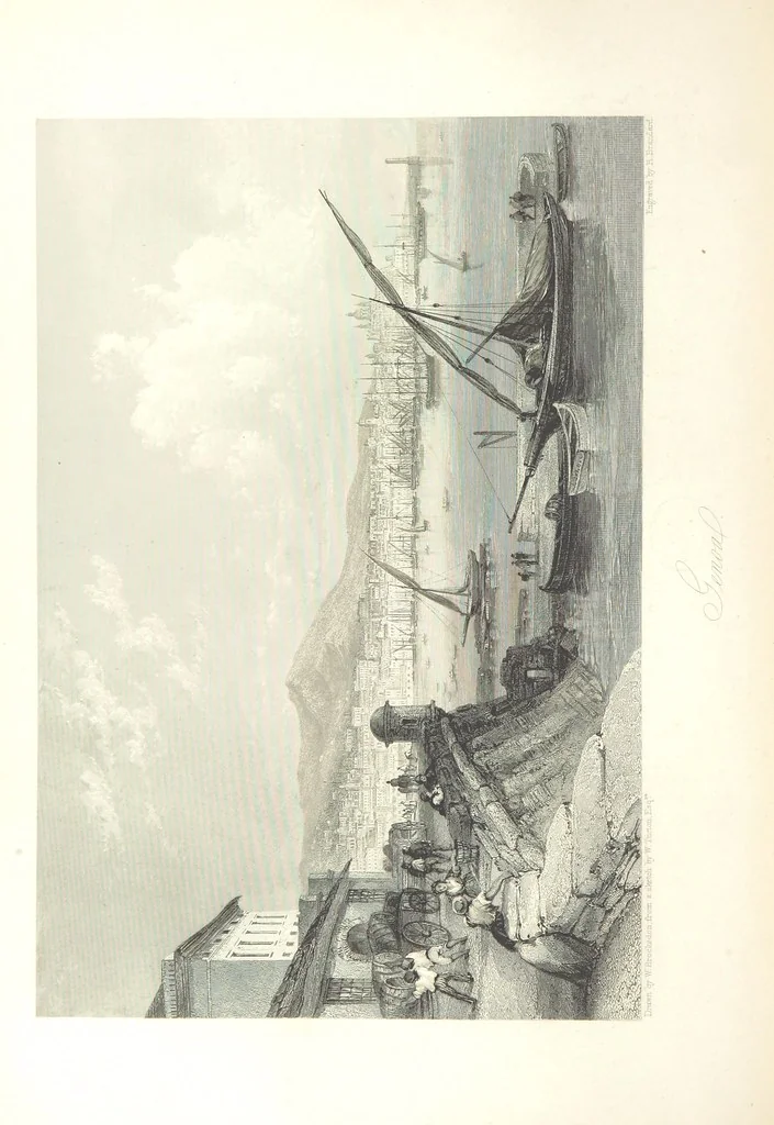 An illustration from Italy, illustrated and described, in a series of views from drawings by Stanfield, R.A., Roberts, R.A., Harding, Prout, Leitch, Brockedon, Barnard, &c. &c. With descriptions of the scenes. And an introductory essay. on the political, religious, and moral state of Italy. By Camillo Mapei [translated by David Dundas Scott] ... And a sketch of the history and progress of Italy during the last fifteen years, 1847-62, in continuation of Dr. Mapei's essay. By the Rev. Gavin Carlyle, 1864, leaf 238