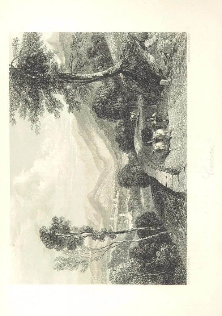 An illustration from Italy, illustrated and described, in a series of views from drawings by Stanfield, R.A., Roberts, R.A., Harding, Prout, Leitch, Brockedon, Barnard, &c. &c. With descriptions of the scenes. And an introductory essay. on the political, religious, and moral state of Italy. By Camillo Mapei [translated by David Dundas Scott] ... And a sketch of the history and progress of Italy during the last fifteen years, 1847-62, in continuation of Dr. Mapei's essay. By the Rev. Gavin Carlyle, 1864, leaf 254