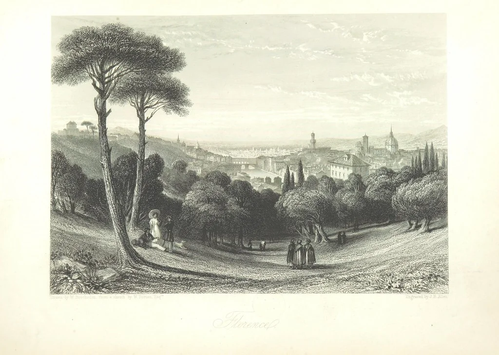 An illustration from Italy, illustrated and described, in a series of views from drawings by Stanfield, R.A., Roberts, R.A., Harding, Prout, Leitch, Brockedon, Barnard, &c. &c. With descriptions of the scenes. And an introductory essay. on the political, religious, and moral state of Italy. By Camillo Mapei [translated by David Dundas Scott] ... And a sketch of the history and progress of Italy during the last fifteen years, 1847-62, in continuation of Dr. Mapei's essay. By the Rev. Gavin Carlyle, 1864, leaf 280