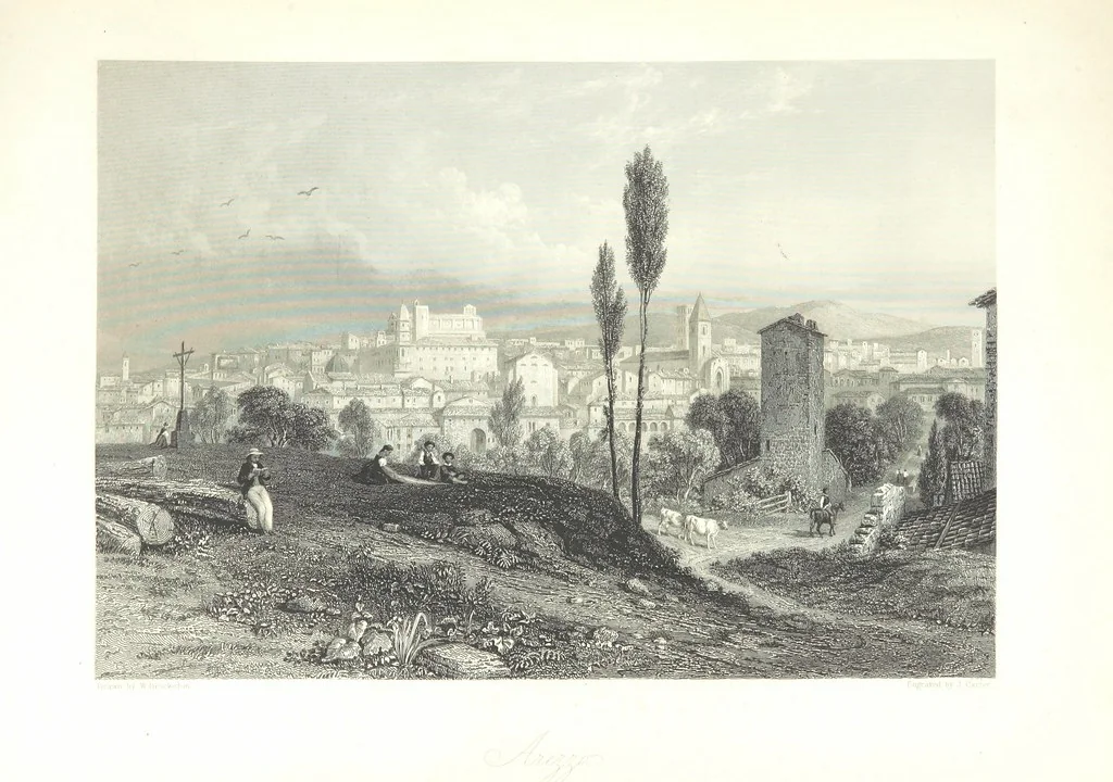 An illustration from Italy, illustrated and described, in a series of views from drawings by Stanfield, R.A., Roberts, R.A., Harding, Prout, Leitch, Brockedon, Barnard, &c. &c. With descriptions of the scenes. And an introductory essay. on the political, religious, and moral state of Italy. By Camillo Mapei [translated by David Dundas Scott] ... And a sketch of the history and progress of Italy during the last fifteen years, 1847-62, in continuation of Dr. Mapei's essay. By the Rev. Gavin Carlyle, 1864, leaf 311