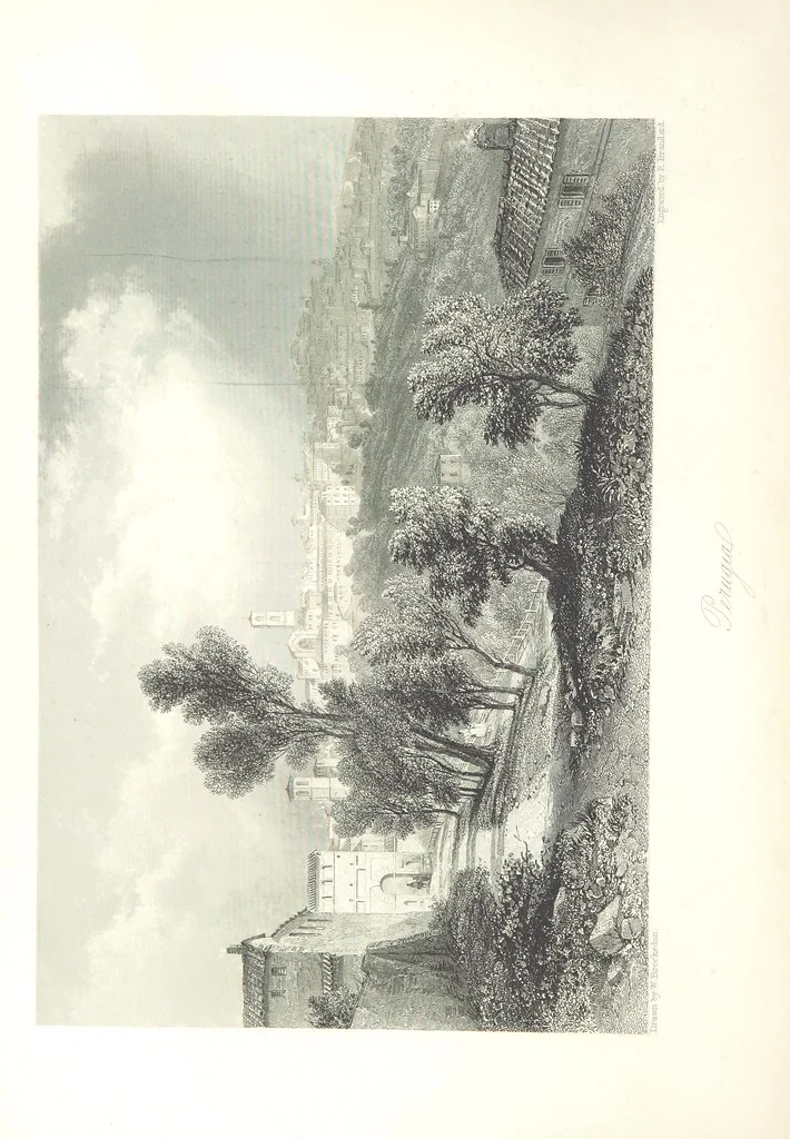 An illustration from Italy, illustrated and described, in a series of views from drawings by Stanfield, R.A., Roberts, R.A., Harding, Prout, Leitch, Brockedon, Barnard, &c. &c. With descriptions of the scenes. And an introductory essay. on the political, religious, and moral state of Italy. By Camillo Mapei [translated by David Dundas Scott] ... And a sketch of the history and progress of Italy during the last fifteen years, 1847-62, in continuation of Dr. Mapei's essay. By the Rev. Gavin Carlyle, 1864, leaf 318