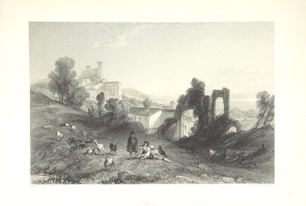 An illustration from Italy, illustrated and described, in a series of views from drawings by Stanfield, R.A., Roberts, R.A., Harding, Prout, Leitch, Brockedon, Barnard, &c. &c. With descriptions of the scenes. And an introductory essay. on the political, religious, and moral state of Italy. By Camillo Mapei [translated by David Dundas Scott] ... And a sketch of the history and progress of Italy during the last fifteen years, 1847-62, in continuation of Dr. Mapei's essay. By the Rev. Gavin Carlyle, 1864, leaf 335