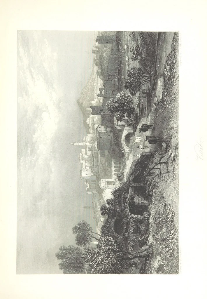 An illustration from Italy, illustrated and described, in a series of views from drawings by Stanfield, R.A., Roberts, R.A., Harding, Prout, Leitch, Brockedon, Barnard, &c. &c. With descriptions of the scenes. And an introductory essay. on the political, religious, and moral state of Italy. By Camillo Mapei [translated by David Dundas Scott] ... And a sketch of the history and progress of Italy during the last fifteen years, 1847-62, in continuation of Dr. Mapei's essay. By the Rev. Gavin Carlyle, 1864, leaf 339