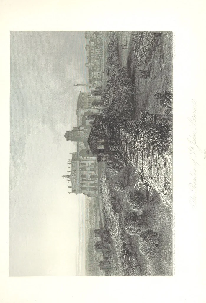 An illustration from Italy, illustrated and described, in a series of views from drawings by Stanfield, R.A., Roberts, R.A., Harding, Prout, Leitch, Brockedon, Barnard, &c. &c. With descriptions of the scenes. And an introductory essay. on the political, religious, and moral state of Italy. By Camillo Mapei [translated by David Dundas Scott] ... And a sketch of the history and progress of Italy during the last fifteen years, 1847-62, in continuation of Dr. Mapei's essay. By the Rev. Gavin Carlyle, 1864, leaf 415