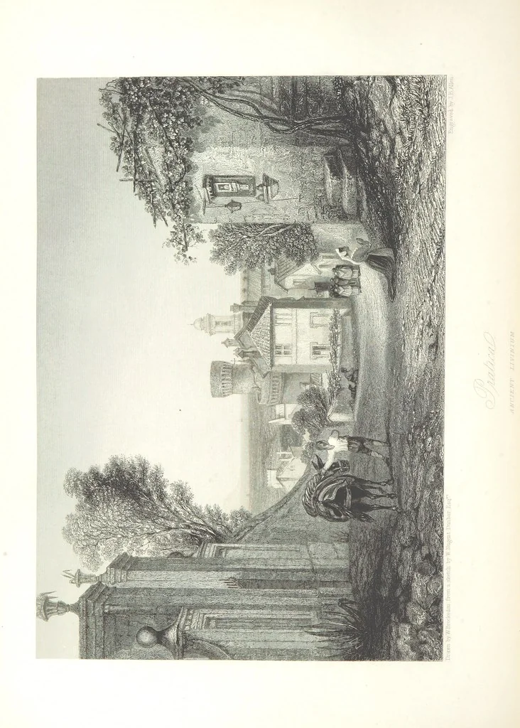 An illustration from Italy, illustrated and described, in a series of views from drawings by Stanfield, R.A., Roberts, R.A., Harding, Prout, Leitch, Brockedon, Barnard, &c. &c. With descriptions of the scenes. And an introductory essay. on the political, religious, and moral state of Italy. By Camillo Mapei [translated by David Dundas Scott] ... And a sketch of the history and progress of Italy during the last fifteen years, 1847-62, in continuation of Dr. Mapei's essay. By the Rev. Gavin Carlyle, 1864, leaf 424